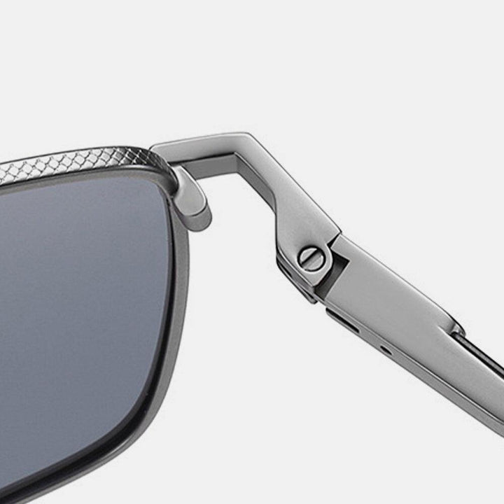 Men Polarized Fashion UV Protection Metal Frame Sunglasses - Trendha