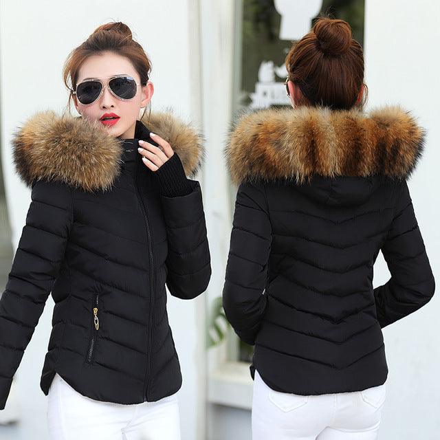 Brown Women'S Parka Jacket Winter Jacket Womens Parkas - Trendha