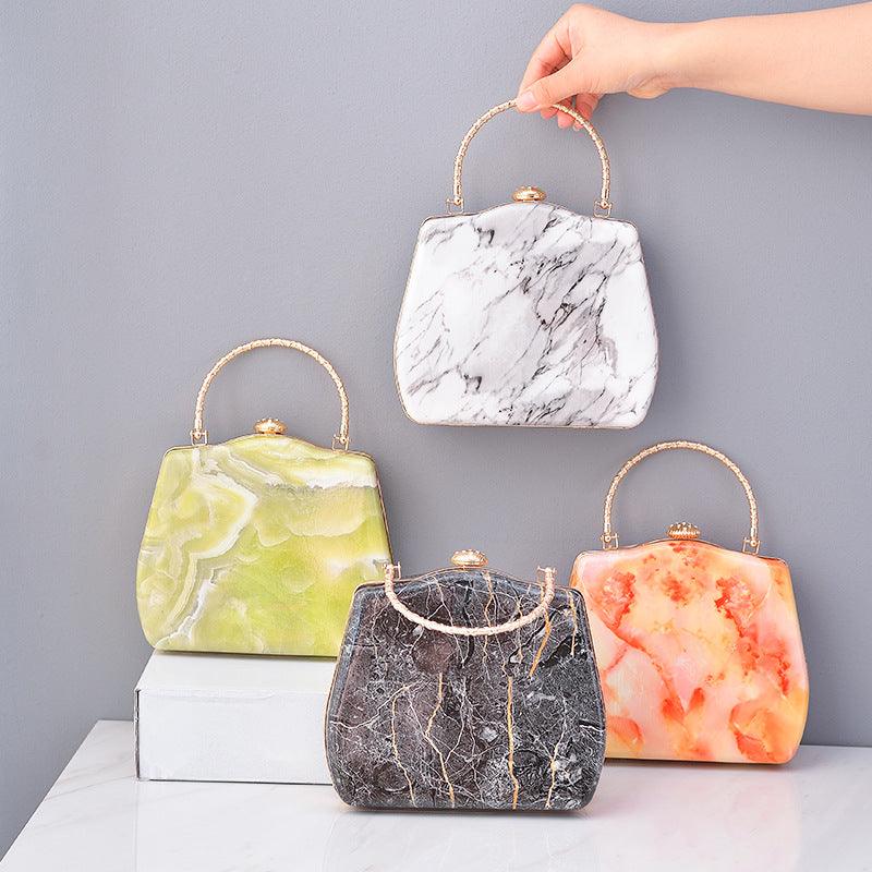 Fashion Simple Ladies Marble Crossbody Bag - Trendha