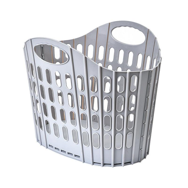 Plastic Household Toilet Folding Dirty Laundry Basket - Trendha