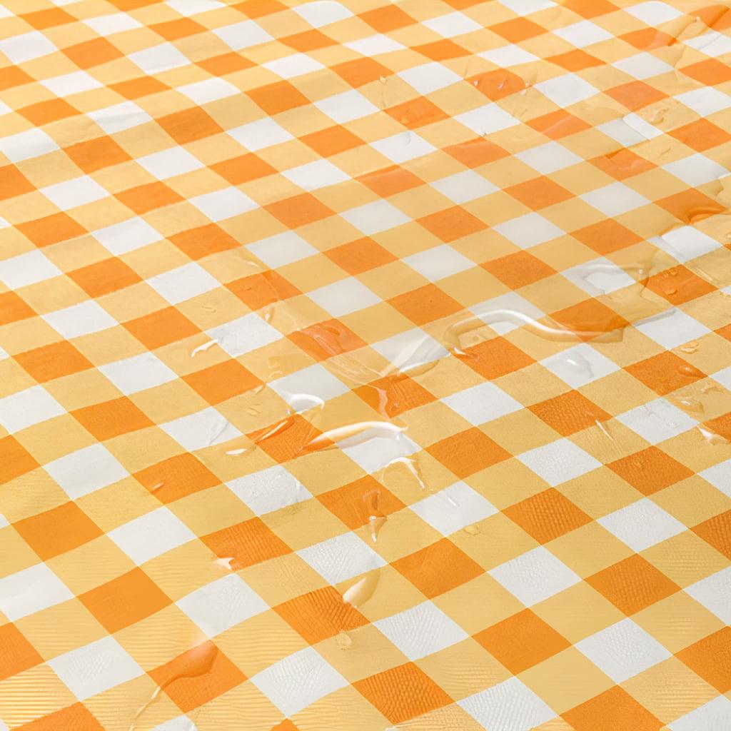 Yellow Checkered Picnic Blanket - Trendha