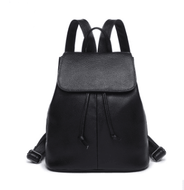 Backpack female Korean version of the new wave ladies casual wild first layer leather bag soft leather simple travel backpack female - Trendha