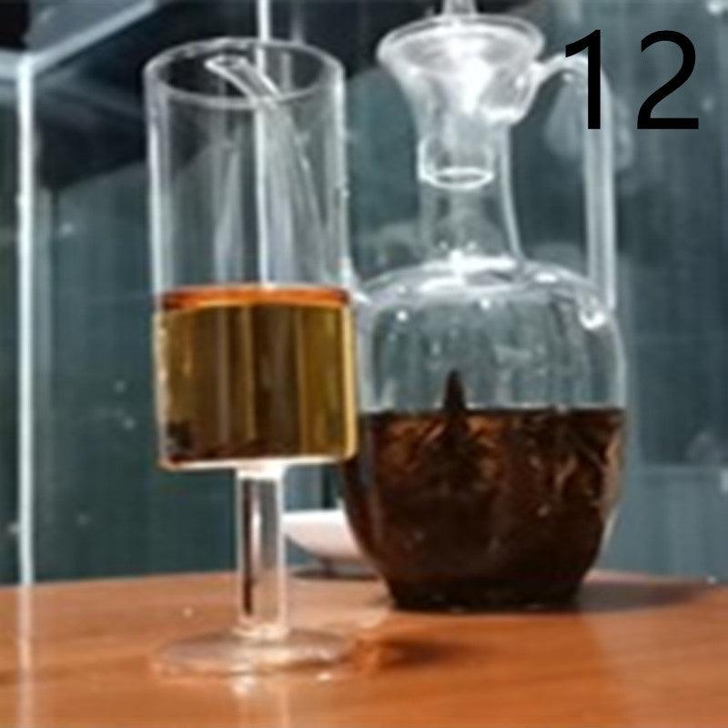 Handmade High Temperature Resistant Imperial Concubine Warm Wine Glass Jug Set - Trendha
