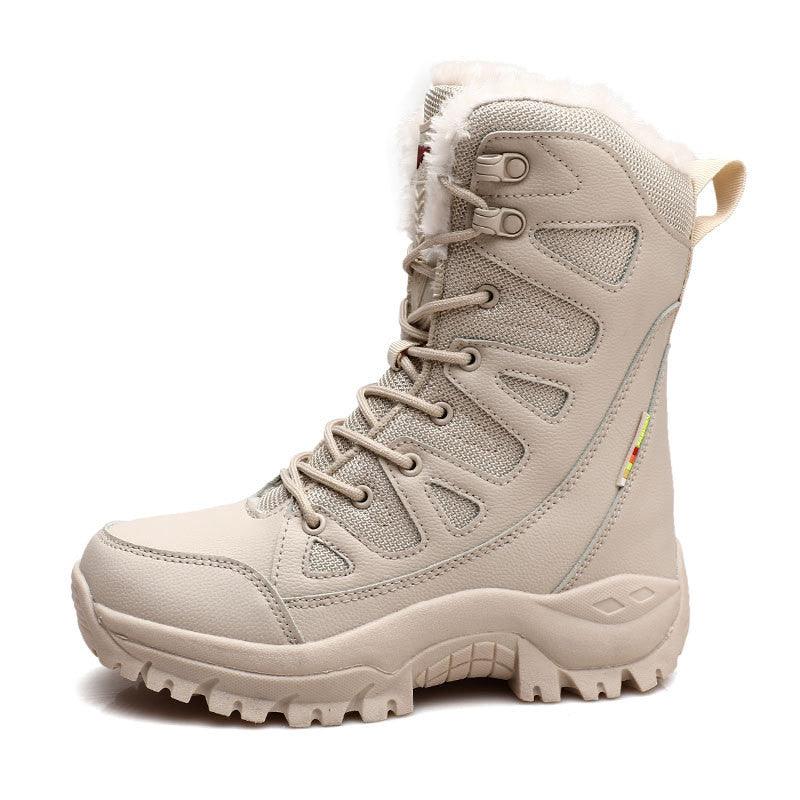High-top Cotton Shoes For Lovers To Keep Warm In Winter And Thicken With Velvet - Trendha