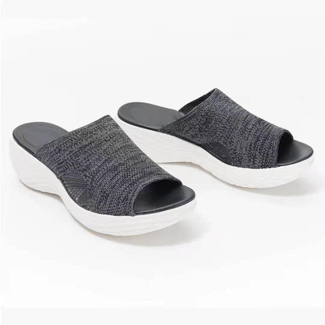 Flying Woven Lightweight Mesh Outer Wear Beach Sandals - Trendha