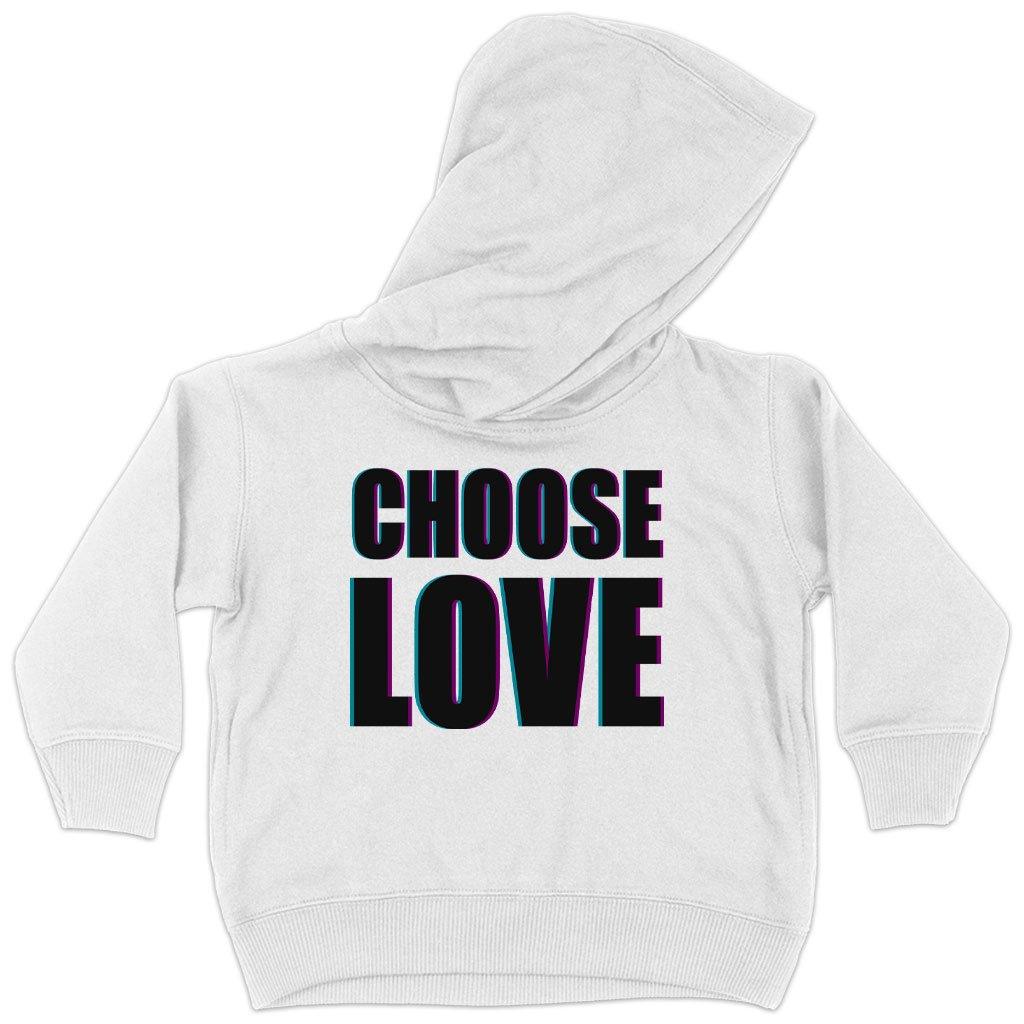 Toddler Choose Love Hoodie - Love Graphic Hoodie - Trendha