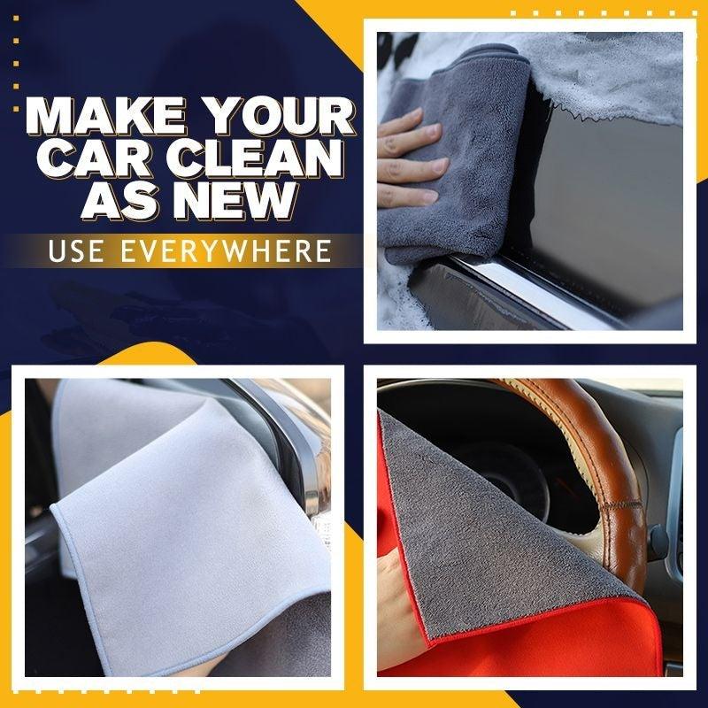 Thickened Absorbent And Hairless Deerskin Car Wash Towel - Trendha