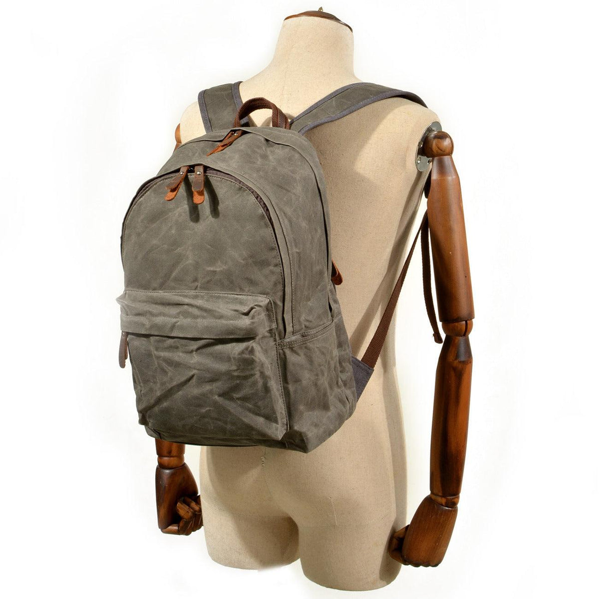 Women's oil wax canvas bag - Trendha