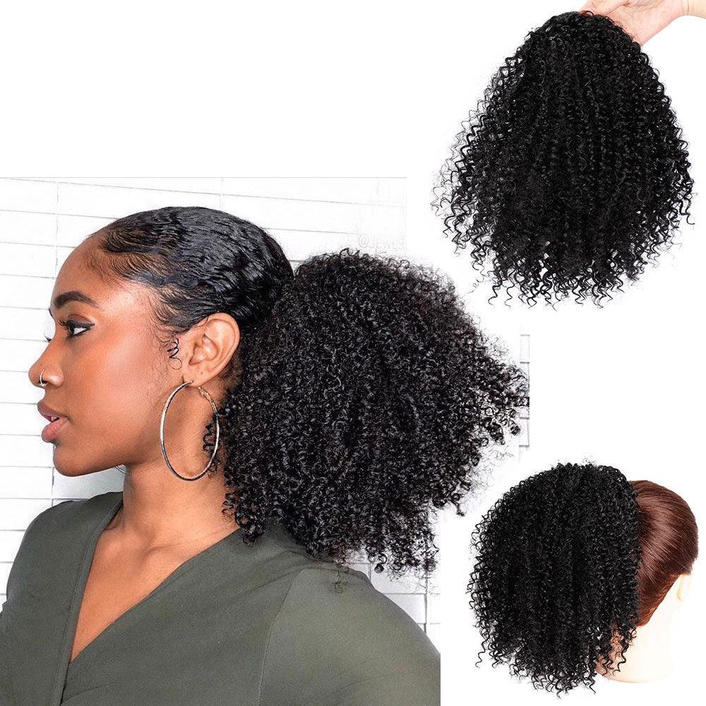8-Inch Curly Drawstring Ponytail Hairpiece