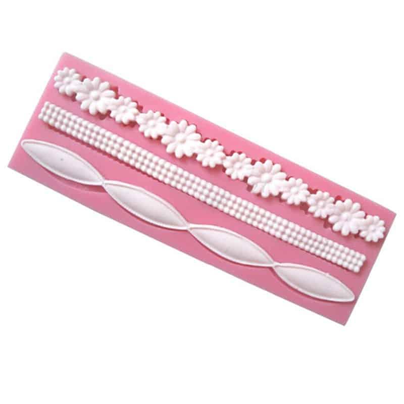 3D Lace Chain Shaped Silicone Cake Mold - Trendha