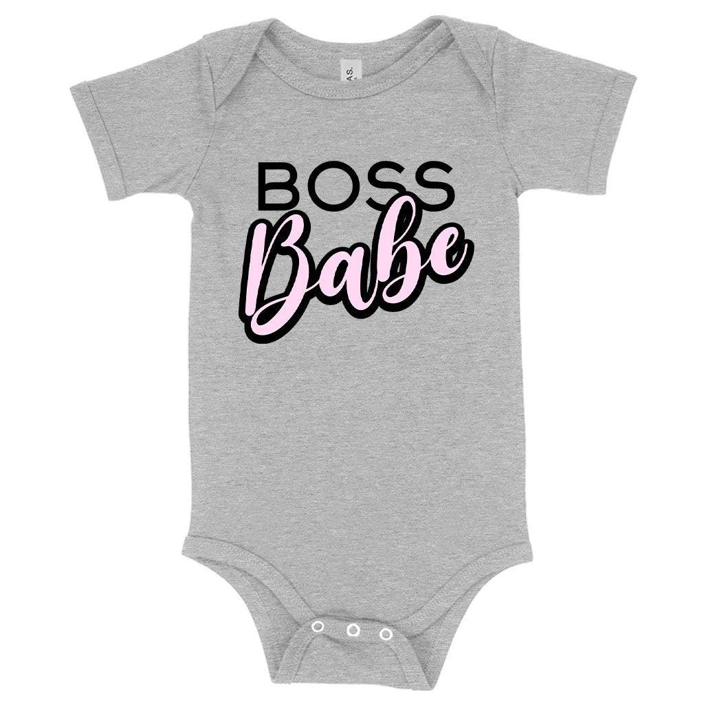 Baby Boss Babe Graphic Onesie