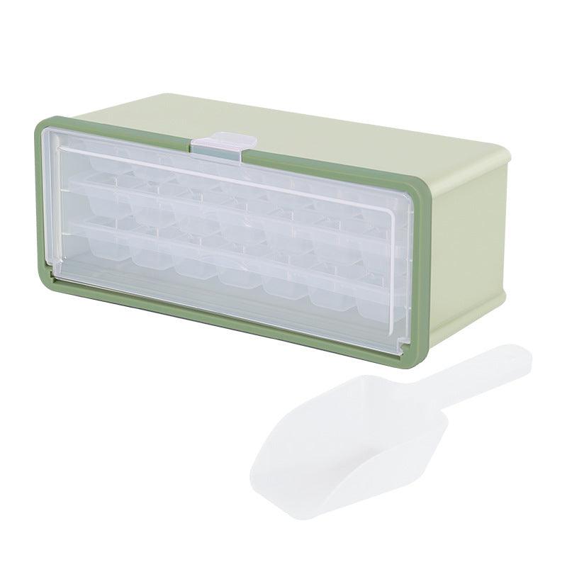 Drawer Type Plastic Ice Cube Mold Maker With Lid And Bin For Beer Cooling Ice Cube Tray - Trendha