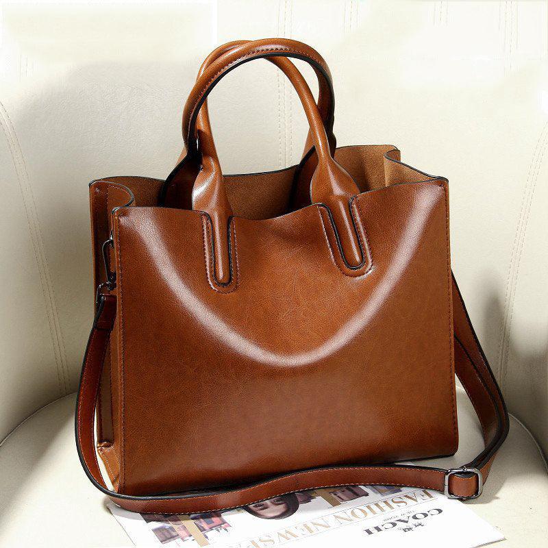 2021 new European style fashion handbag business lady handbag shoulder bag - Trendha