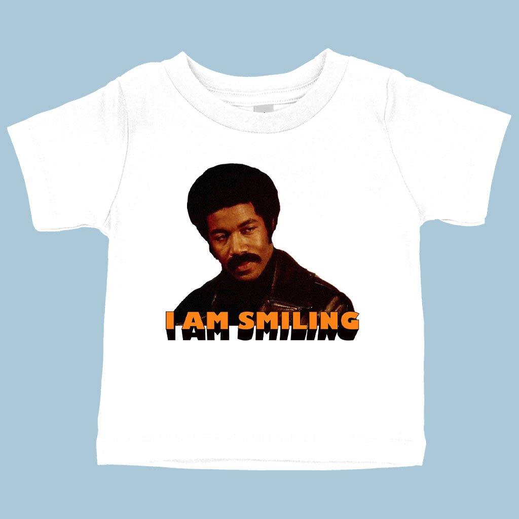 Baby I Am Smiling T-Shirt - Black Dynamite Funny T-Shirt - Trendha