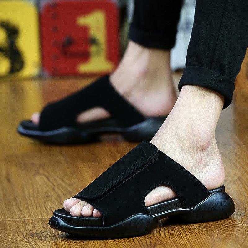 British Non-slip Beach Shoes Roman Trendy Men's Slippers - Trendha