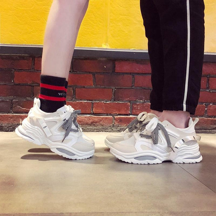 Mesh couple old shoes - Trendha