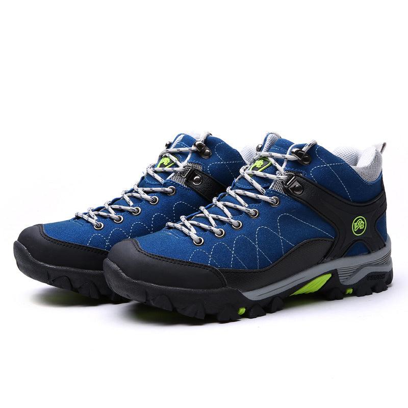 Outdoor High-top Hiking Warm Cotton Shoes - Trendha