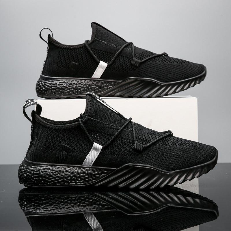 High Elastic Fly Woven Sports Men's Fly Woven Breathable Casual Shoes - Trendha