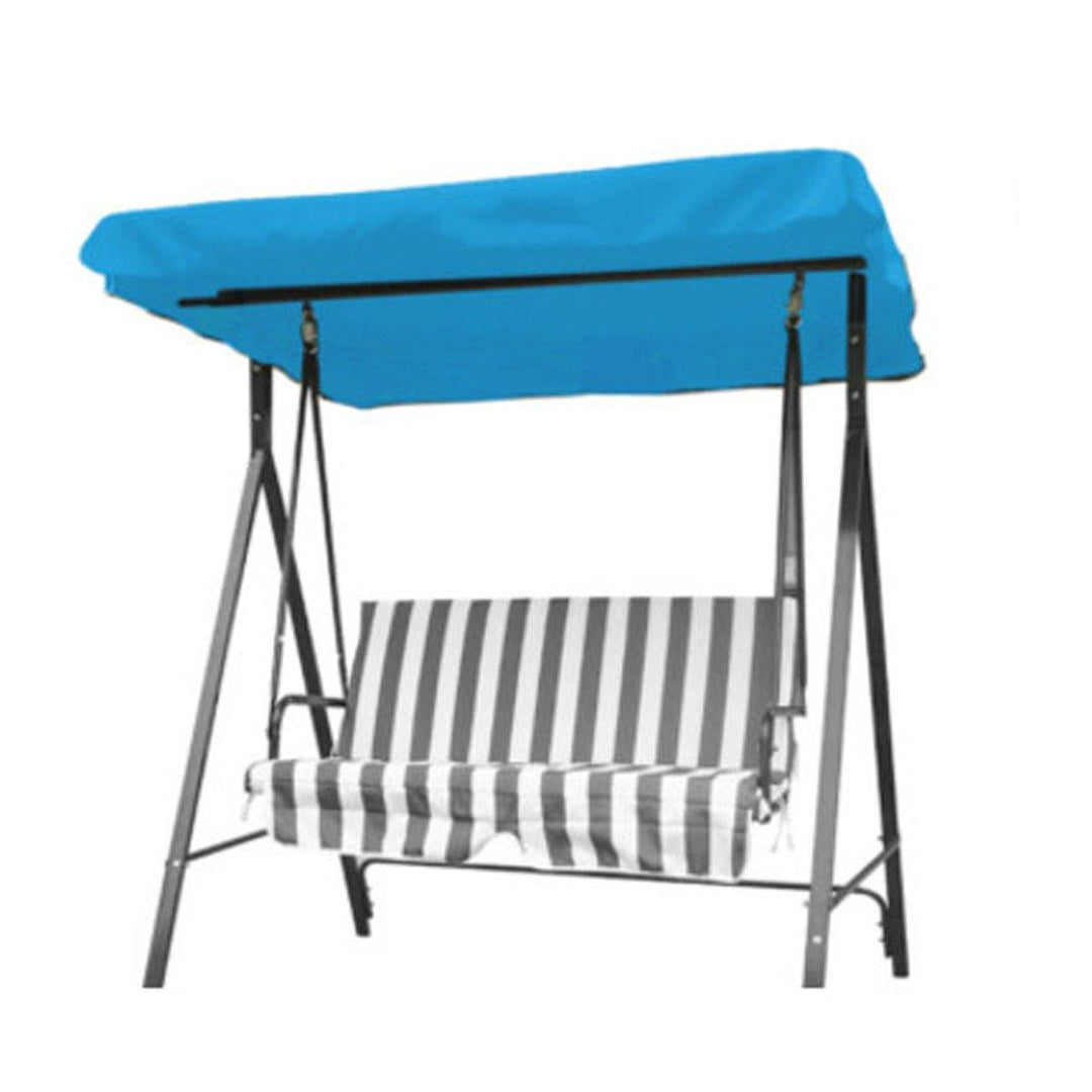 2/3 Seaters Swing Chair Garden Hammock Anti-UV Replacement Canopy Spare Cover - Trendha