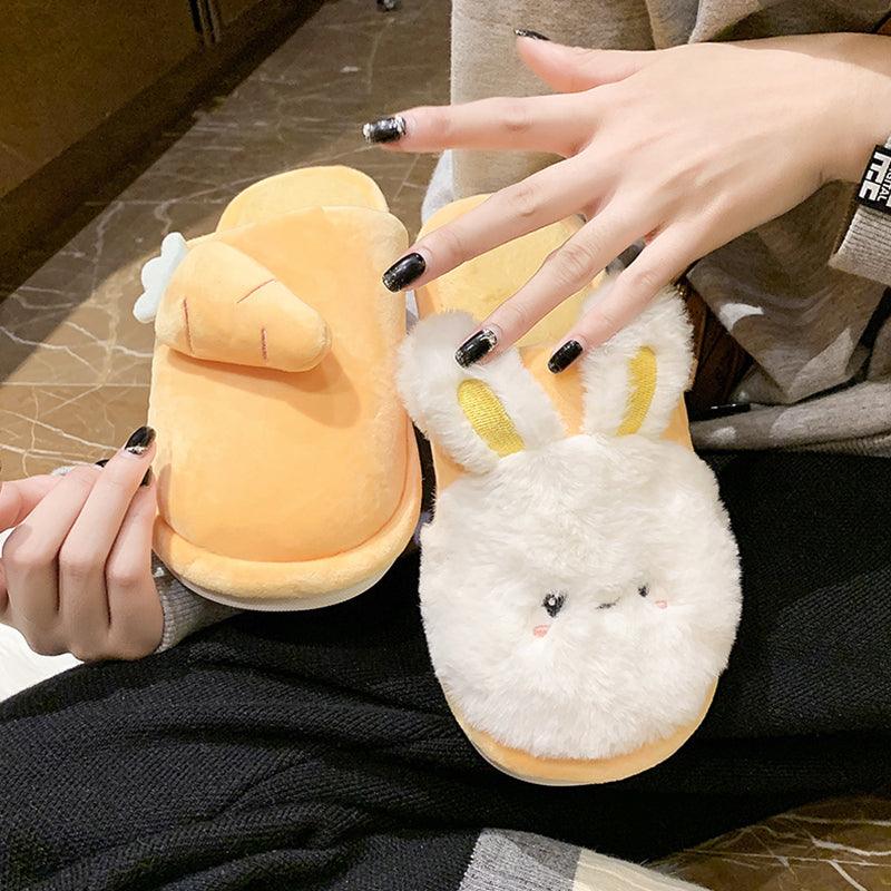New Ins Tide Baotou Wild Rabbit Hair Cotton Drag - Trendha