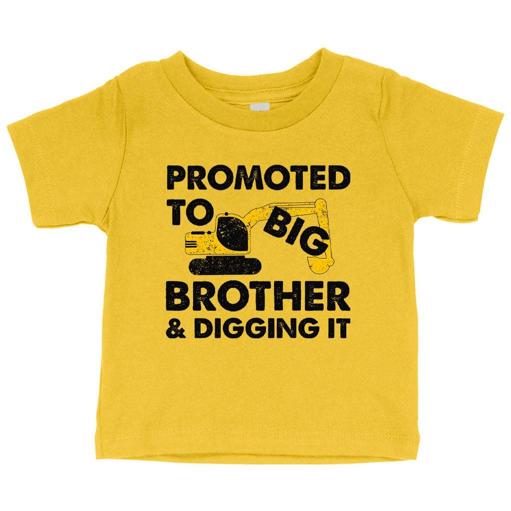 Baby Promoted to Big Brother T-Shirt - Big Brother T-Shirt Announcement - Pregnancy Announcement T-Shirts
