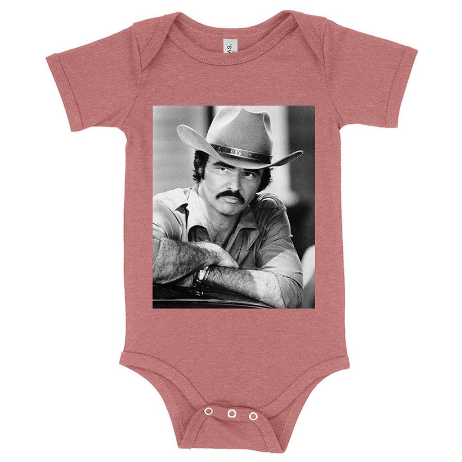 Baby Burt Reynolds Onesie - Vintage Onesies - Trendha