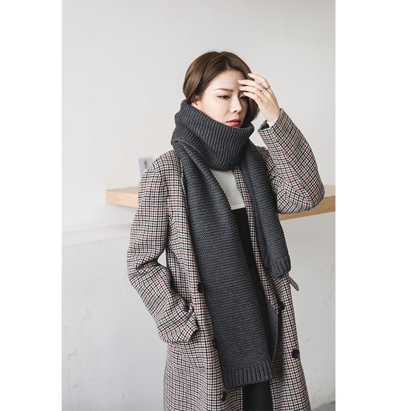 MoMo foam, autumn bird, plaid coat, women''s medium length, double breasted, cashmere coat. - Trendha