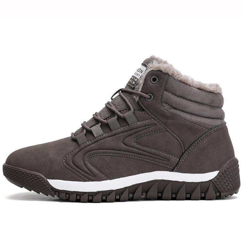 High-top Plus Cashmere Middle-aged And Elderly Walking Shoes - Trendha