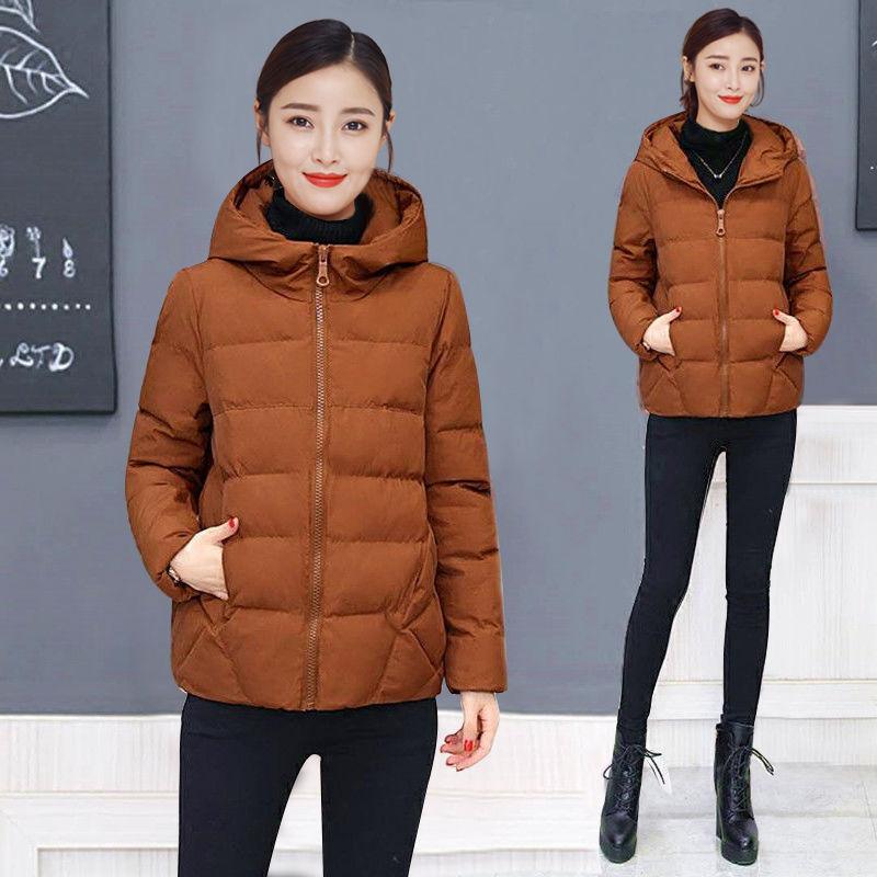 Hooded Zip-Front Padded Coat