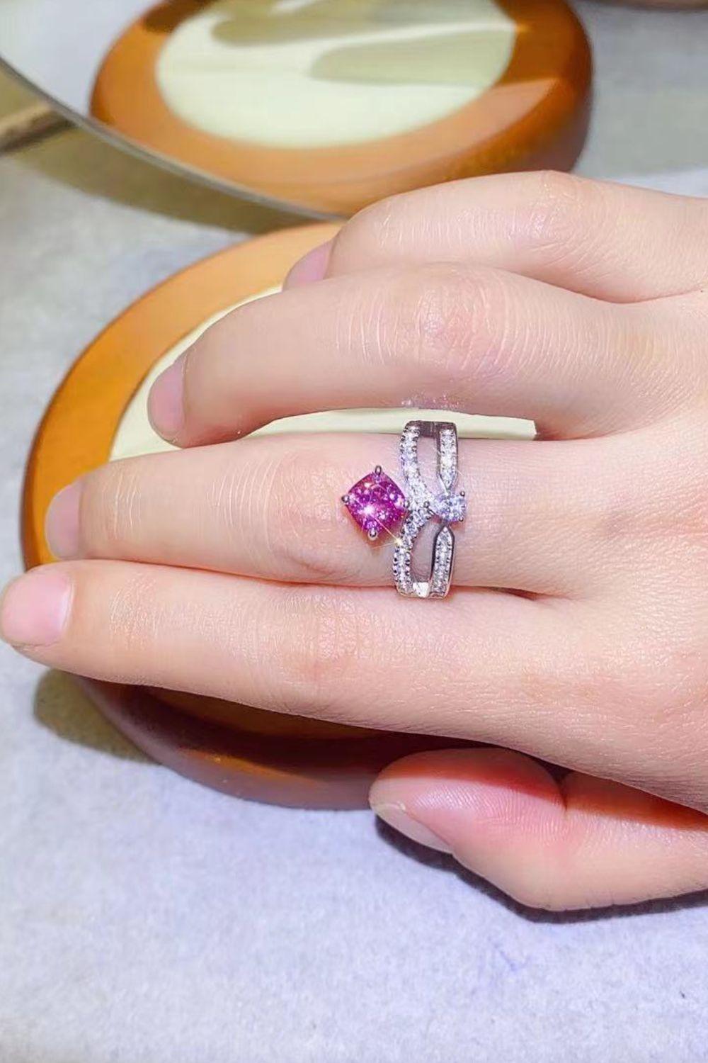 At Your Best 1 Carat Moissanite Ring - Trendha
