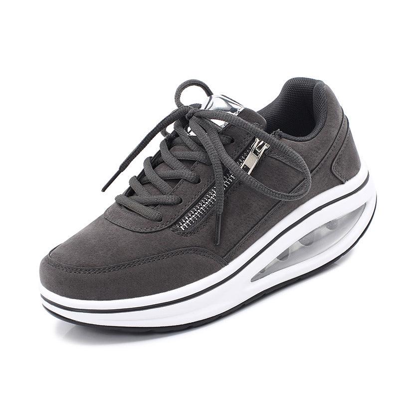 Women's Mother's Thick Sole Sneakers Rocking Shoes - Trendha