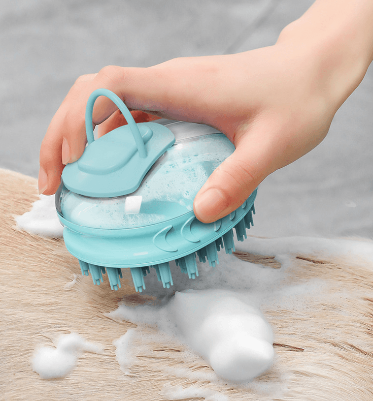 New Pet Bath Brush Dog Rub Massage - Trendha