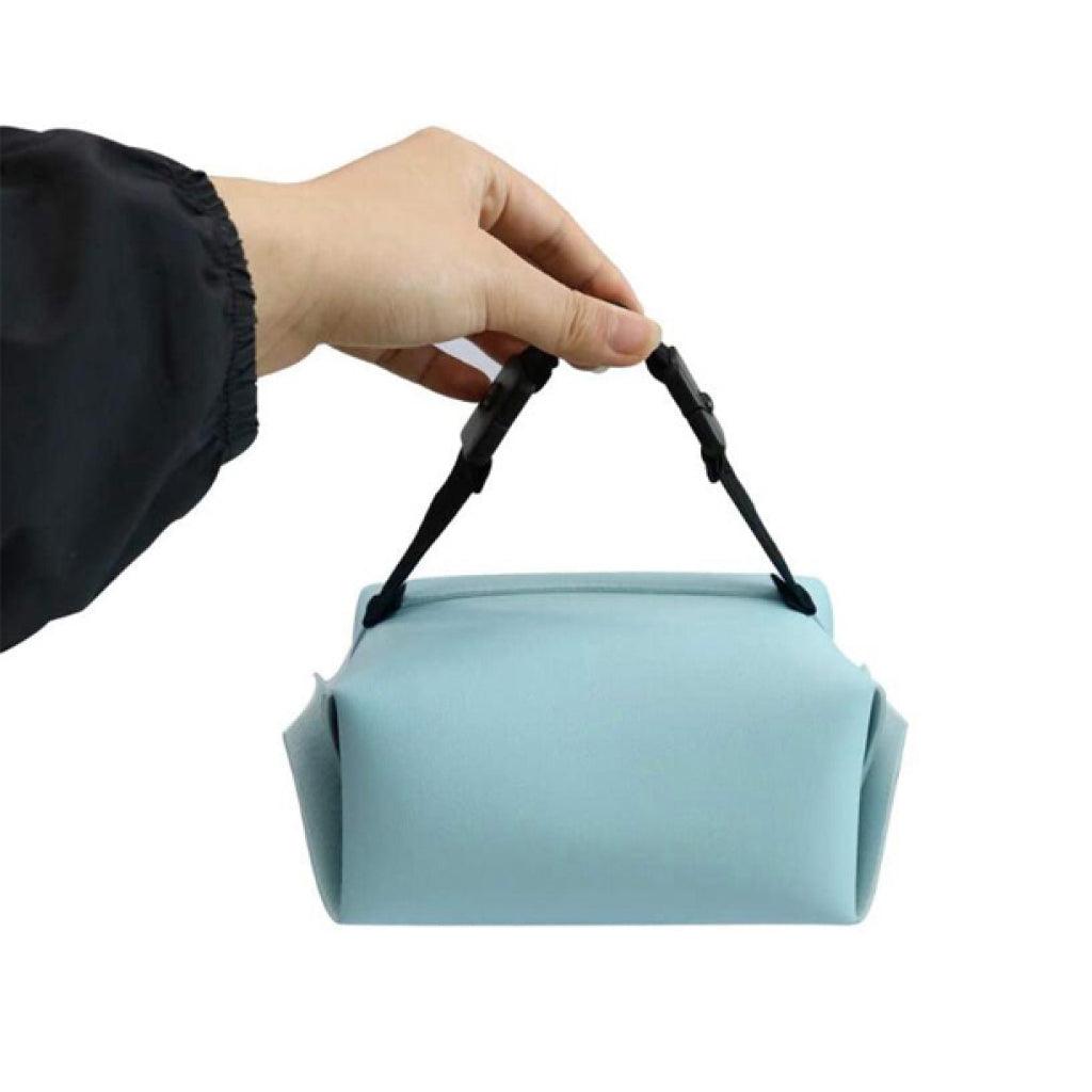 Blue Polyurethane Leather Tissue Box Cover - Trendha