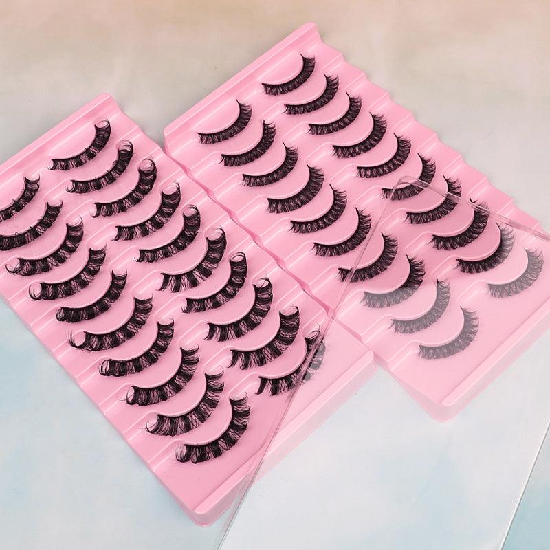 False Eyelashes, DD Curve, Thick, Eyelash, Ten Pairs - Trendha