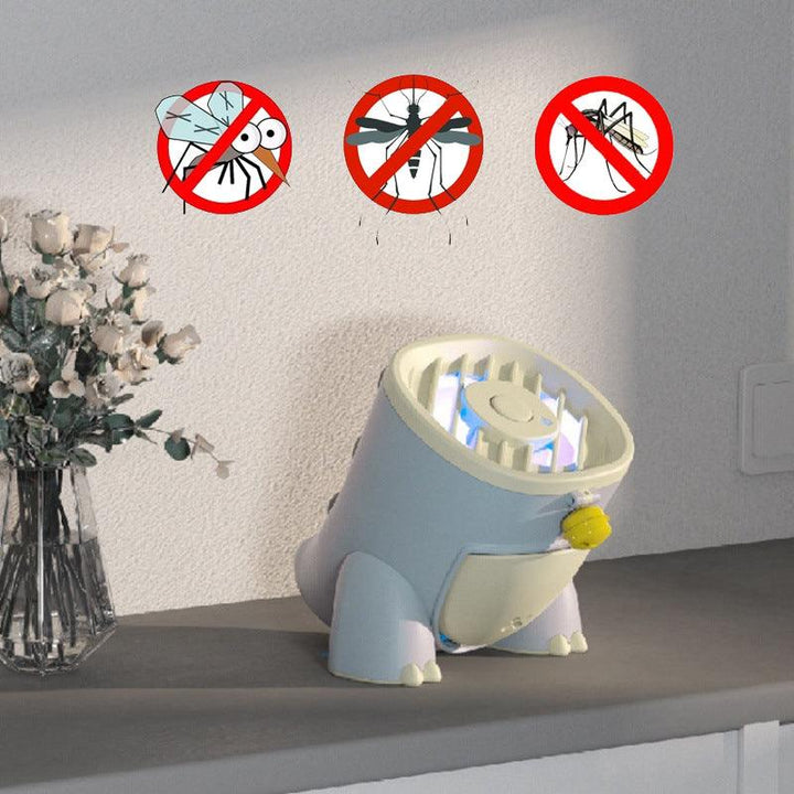 Dinosaur Mosquito Killing Lamp Home Bedroom Bionic Body Temperature Turbo Inhalation USB Plug-in Anti-mosquito Repellent Mosquito Suction Lamp - Trendha