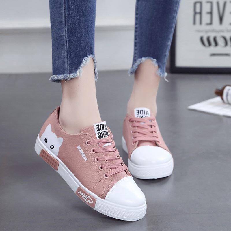 Cat fish canvas shoes - Trendha