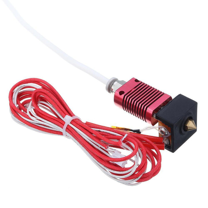 24V 40W Extruder Nozzle Hot End Kit with Temperature Thermistor & Heating Tube for Creatily 3D Ender-3 3D Printer - Trendha