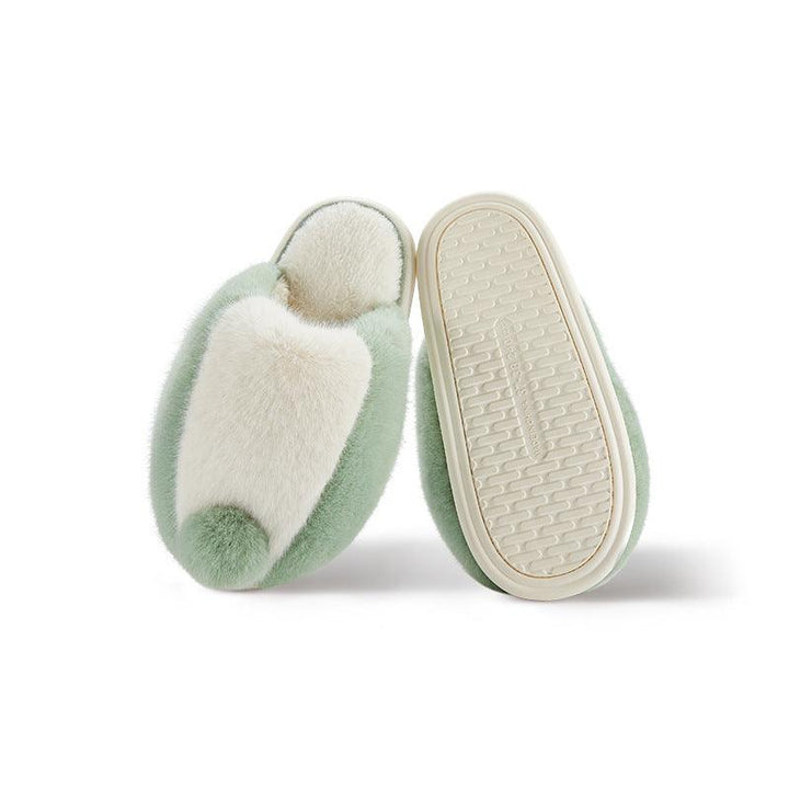 Women's Thick-soled Warm Non-slip Plush Slippers - Trendha