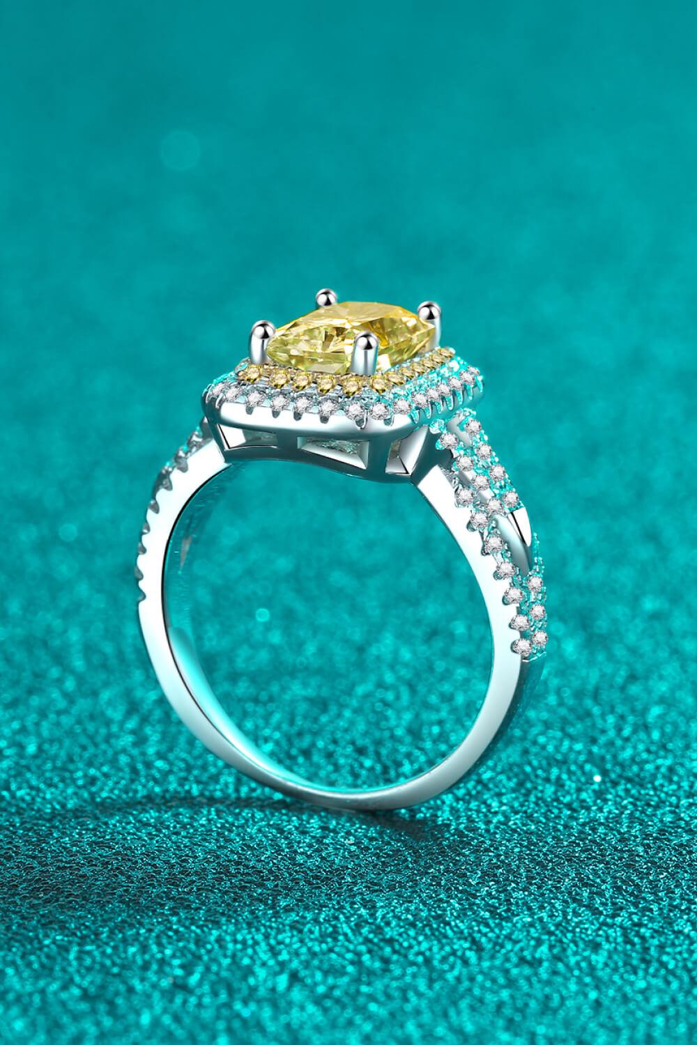 Can't Stop Your Shine 2 Carat Moissanite Ring - Trendha