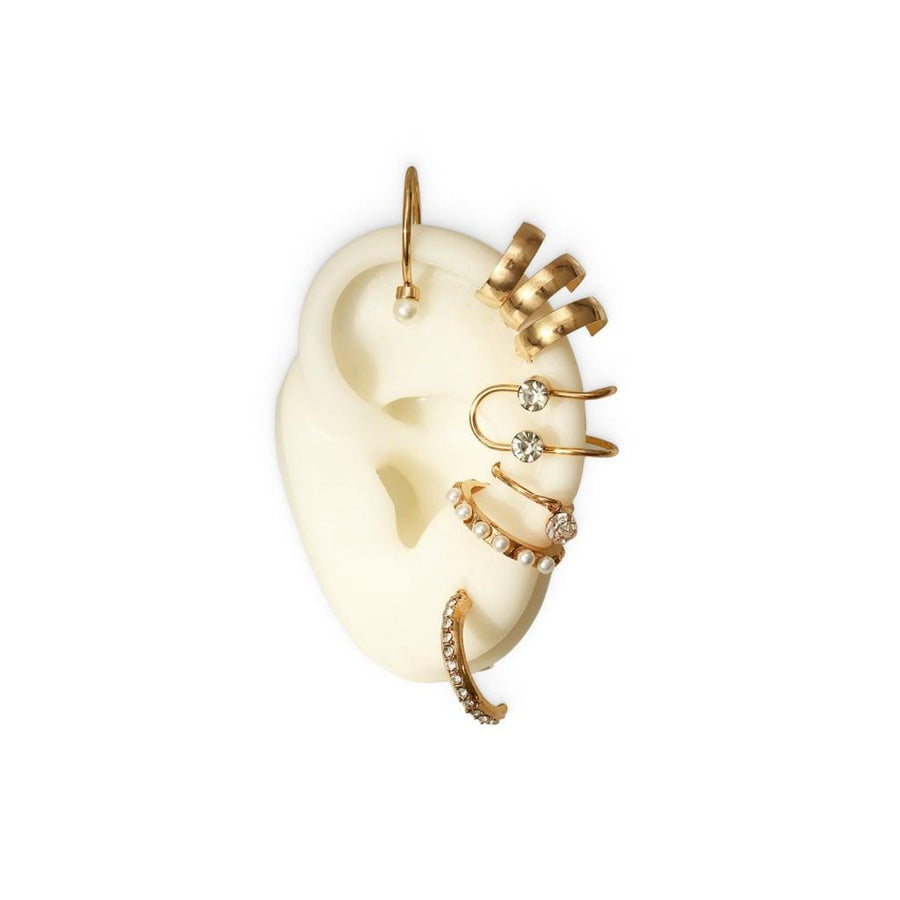 8 Pcs Pearl Stud Earrings - Trendha