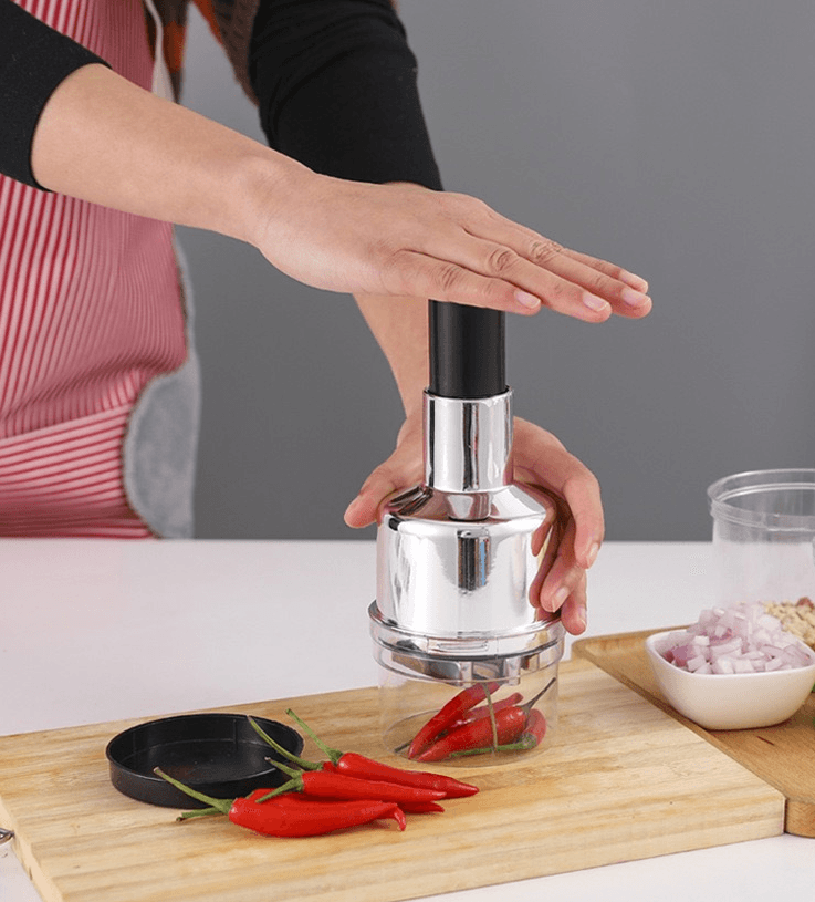 Manual Press Vegetable Chopper
