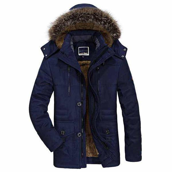 Warm Windproof Waterproof Hooded Outdoor Jacket - Trendha