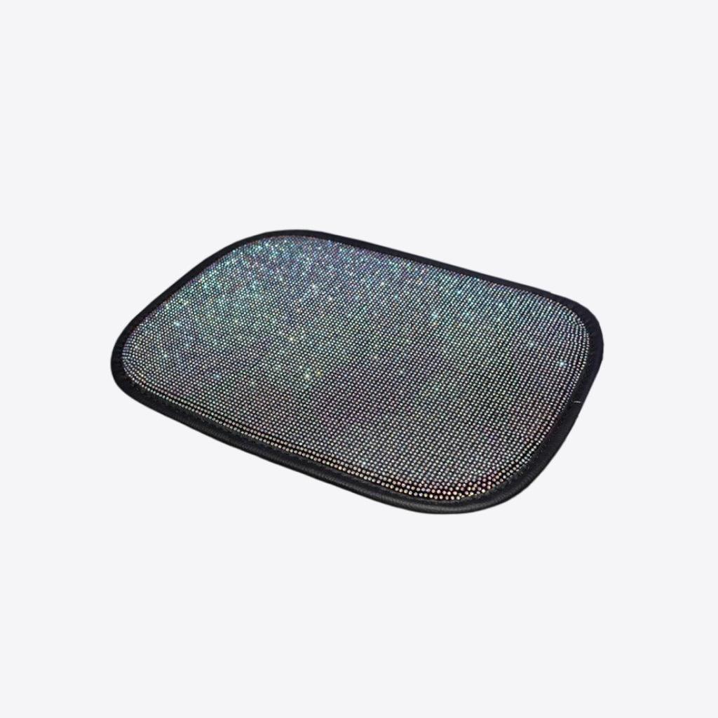 Blinged-Out Rhinestone Center Console Cover - Trendha
