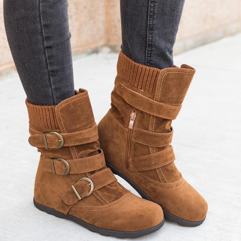 Casual cotton boots