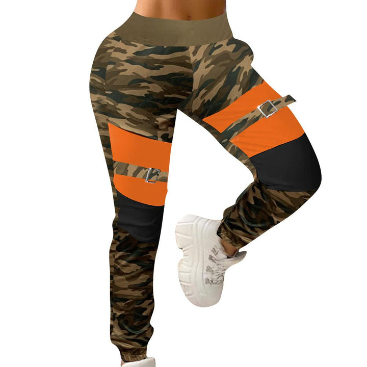 Fashionable camouflage printed casual pants - Trendha
