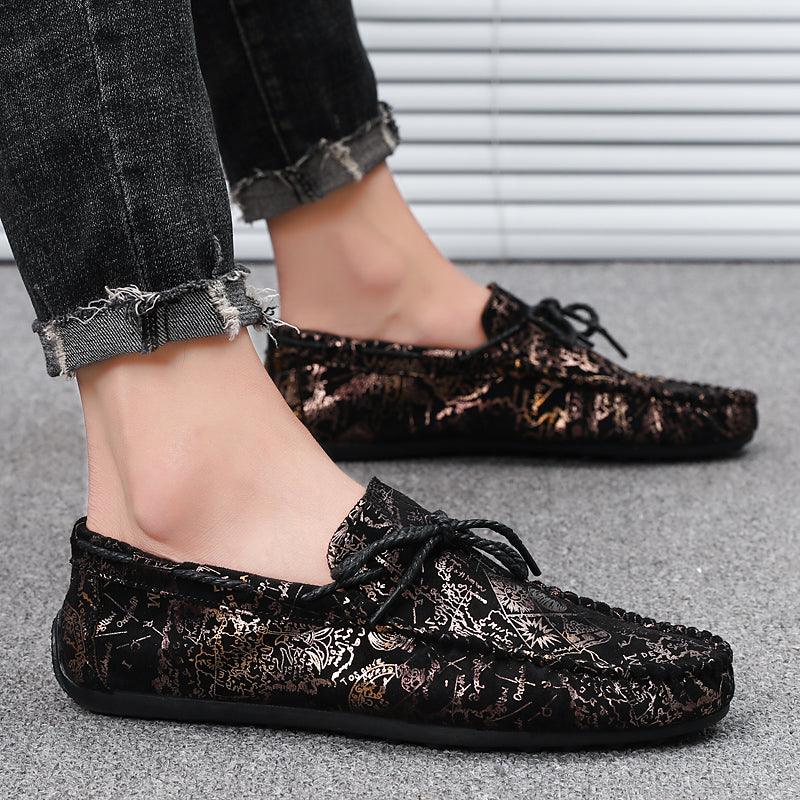 New men's casual leather shoes - Trendha