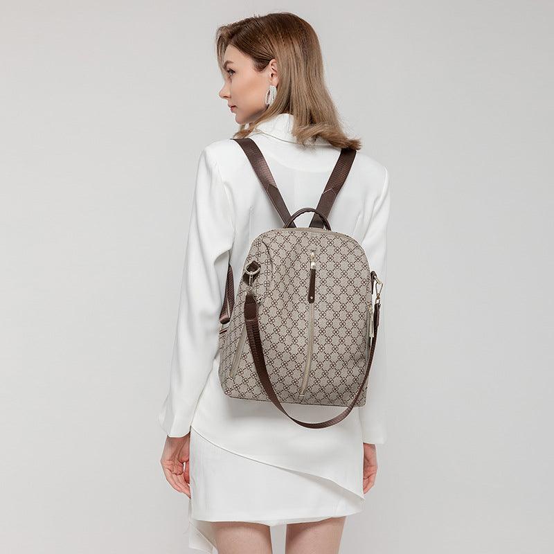 Women's Dual-use Anti-theft Backpacks Are Printed Backpack Travel Bag Leisure - Trendha