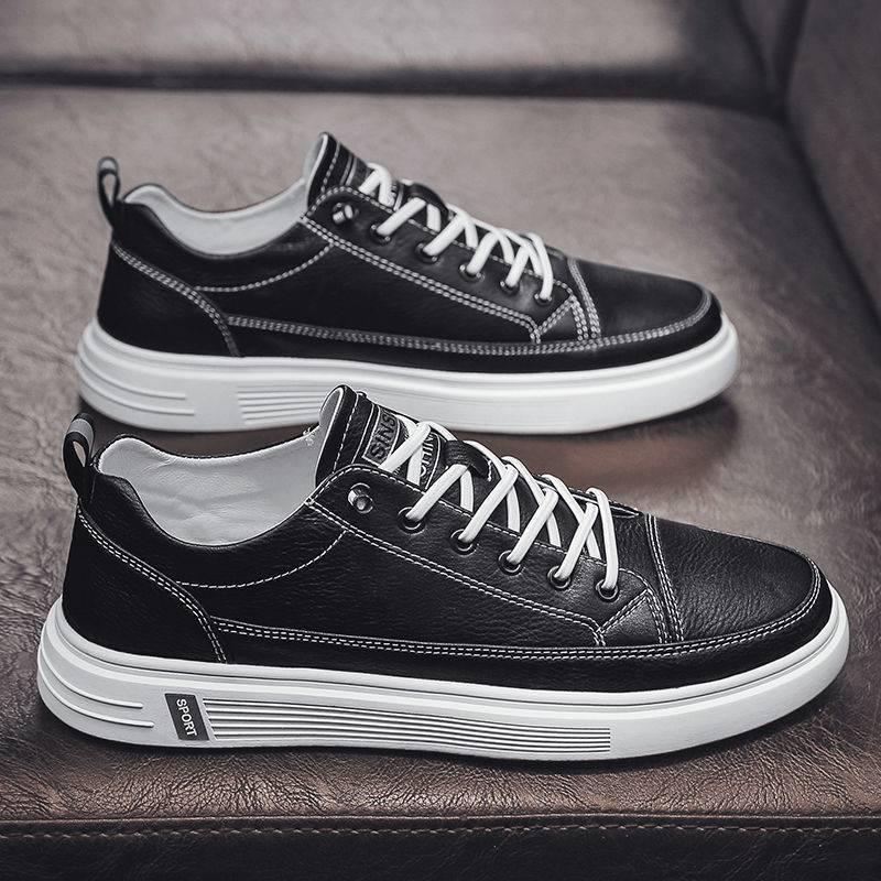 Casual White Men Shoes Summer Breathable Flat Bottom | Stylish and Comfortable - Trendha