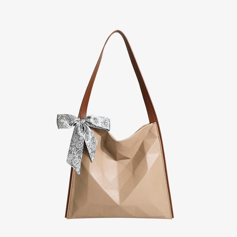 Large-capacity Tote Bag Fashion Geometric Rhombus One-shoulder - Trendha