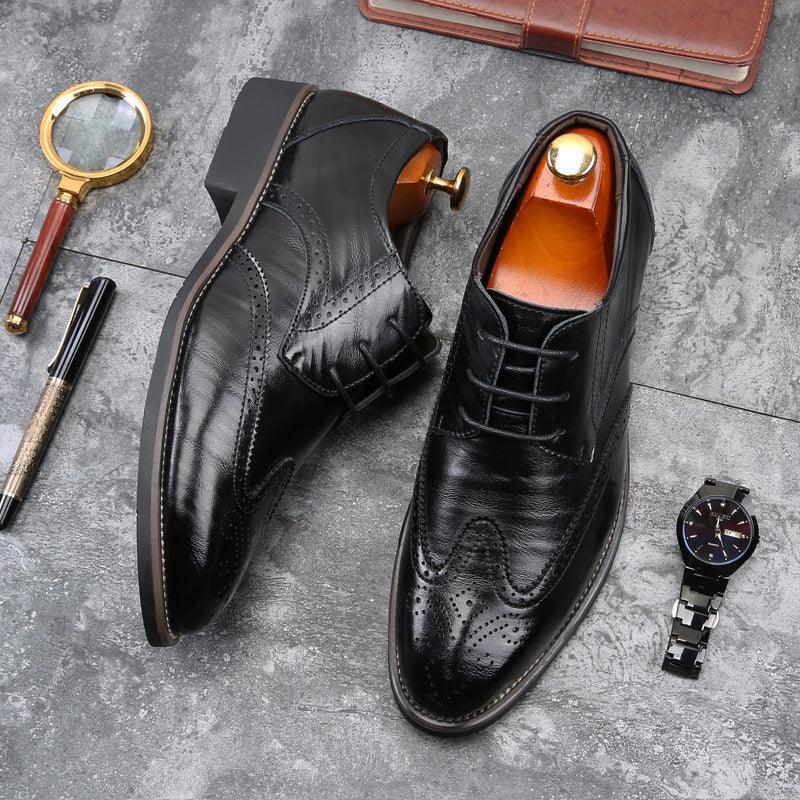 Fashion Men's Shoes With Laces Fashion Casual Leather - Trendha